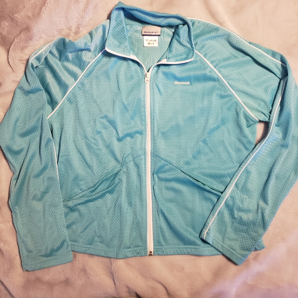 Light blue Reebok Track Jacket